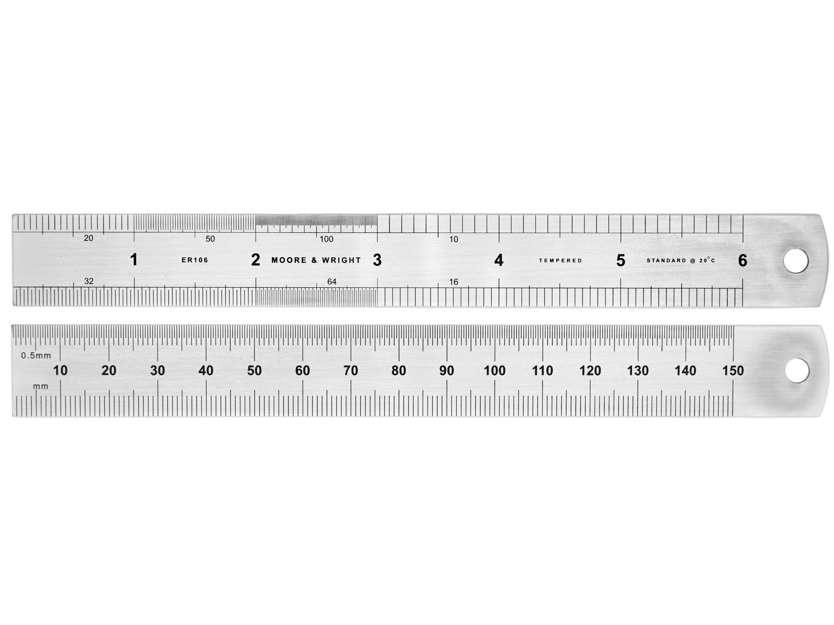 Traditional Engineers Rigid Steel Rule 300mm (12