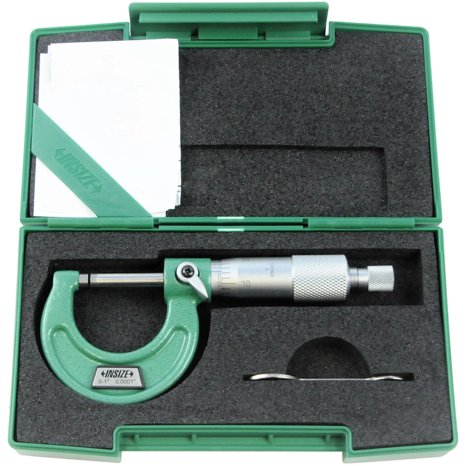 Insize Mechanical micrometers without heat shield 0-1" x.0001", 3203-1