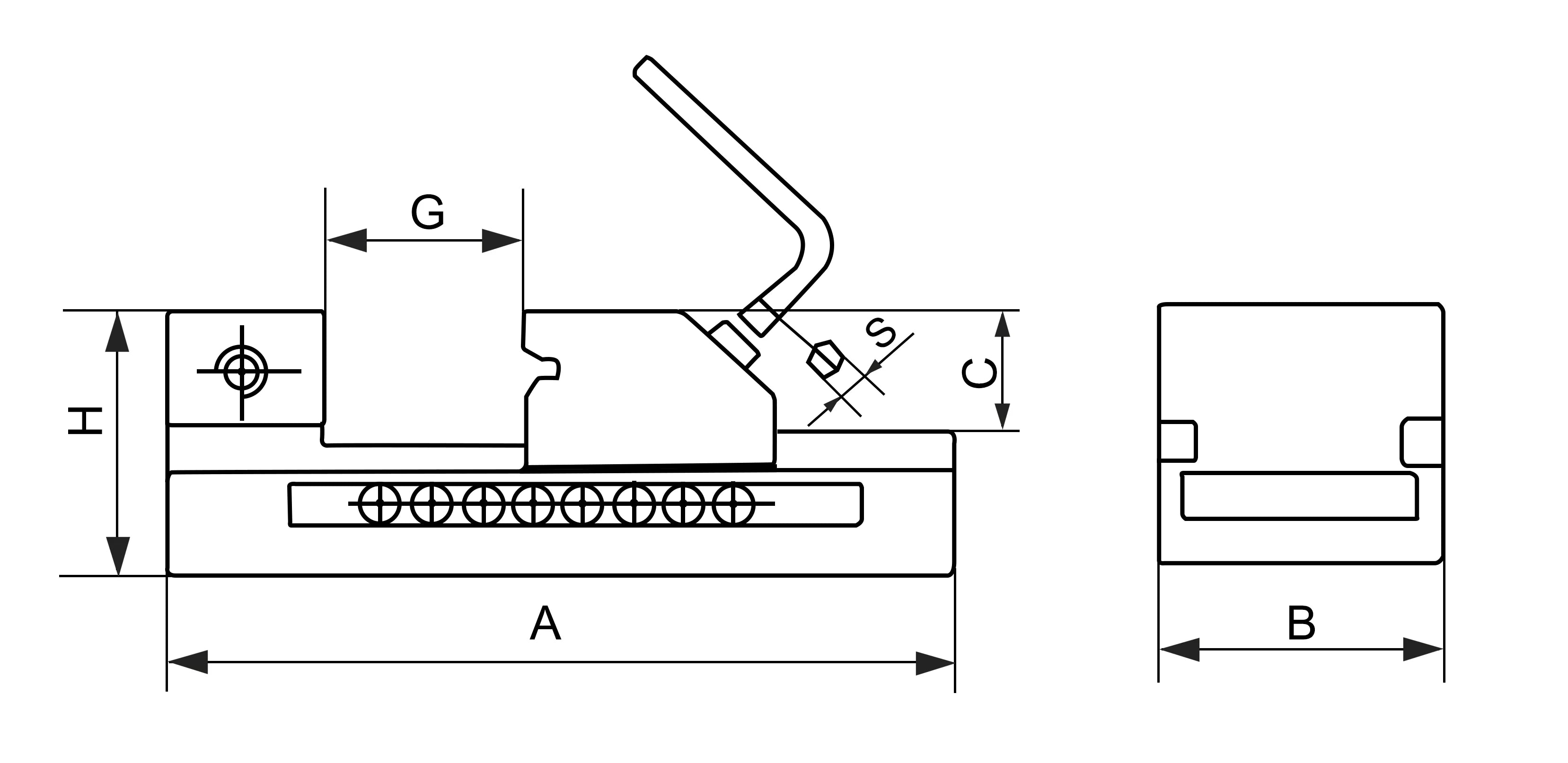 MHC 428-9230 Precision Toolmakers Screwless Vises, 3x4x1-3/8x7-1/2" (76x100x35x191mm)