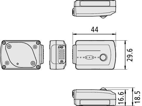 U-WAVE-T, IP67 Type Wireless Transmitter 02AZD730G