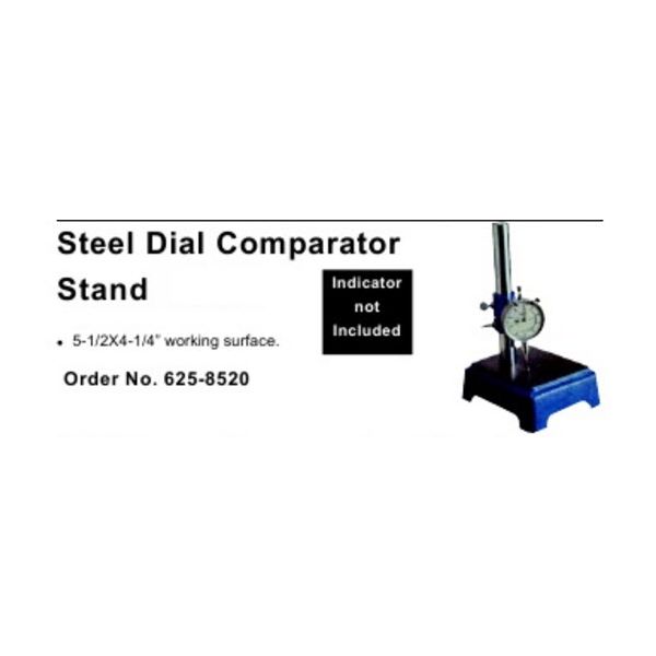 MHC 625-8520 Dial gauge stand Description : Steel dial gauge stand Size : 5-12 x4-1/4" Flatness