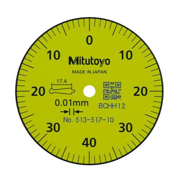 Dial Test Indicator, Pocket Type 0.8mm, 0.01mm, D=8 mm Stem 513-517T