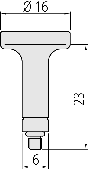 Mitutoyo Indicating Micrometer with Button Left 510-151