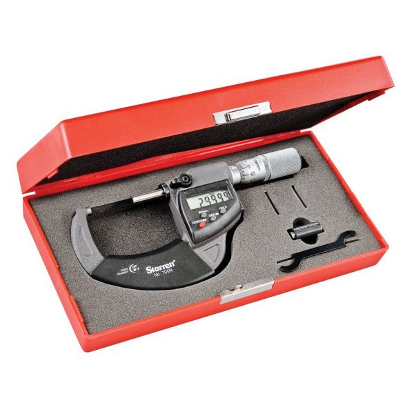 Starrett Digital Micrometer 25-50mm (1-2") IP67 Code 795MEXFL-50