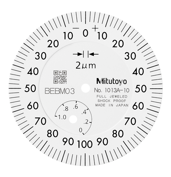 Dial Gauge, Lug Back, ISO Type 3,5mm, 0,01mm 1041A