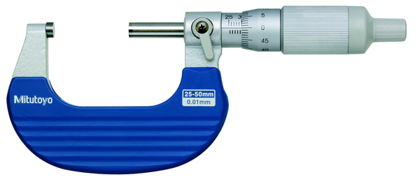 Ratchet Thimble Micrometer  25-50mm, 0,01mm 102-702