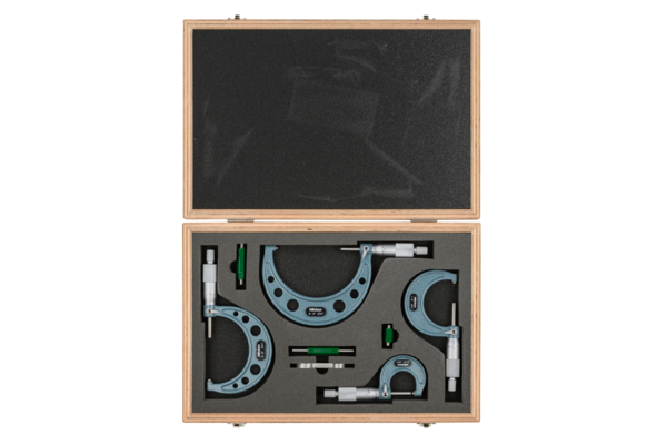 Imperial Analogue Outside Micrometer Set 0-4", (4 pcs.), 0,001" 103-930