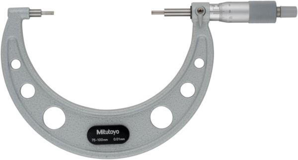 Spline Micrometer 75-100mm, 3mm Measuring Face 111-118