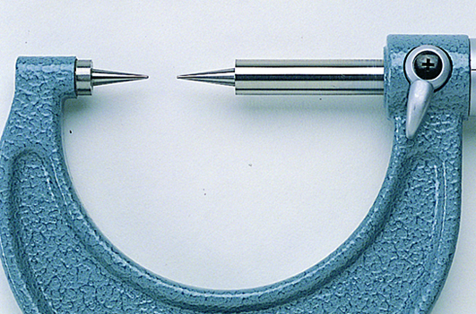 Point Micrometer with Carbide Tip 0-25mm, 15° Tip 112-165