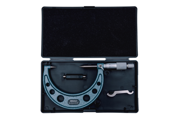 Point Micrometer with Carbide Tip 50-75mm, 30° Tip 112-215