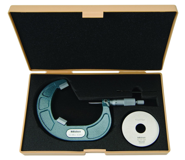 3 Flute V-Anvil Micrometer 70-85mm 114-106