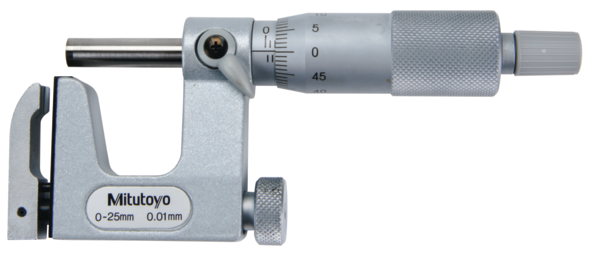 Interchangeable Anvil Micrometer 0-25mm 117-101