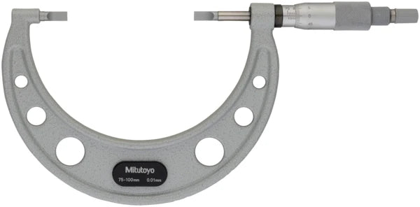 Blade Micrometer, Hardened Steel Blade 75-100mm, 0,75mm Blade 122-104-10