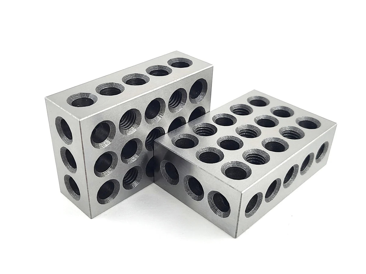 MHC 630-4013, 25 x 50 x 100mm Blocks Description :Block Set with 23 holes Accuracy .005mm