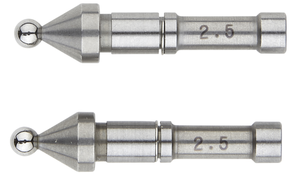 Interchangeable Ball Anvil/Spindle Tip 2.5mm 124-822