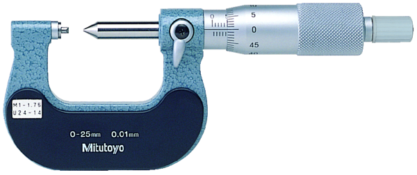 Screw Thread Micrometer 75-100mm, 3,5-5mm/8-5TPI 125-119