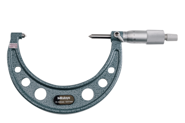 Screw Thread Micrometer 75-100mm, 0,6-0,9mm/44-28TPI 125-116