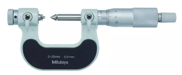 Screw Thread Micrometer Interchangeable Tips, 0-25mm 126-125