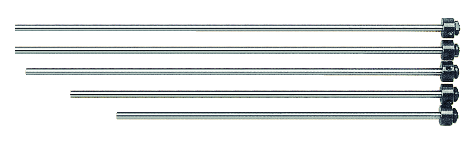 Depth Micrometer, Interchangeable Rods 0-3", 2,5" Base 129-126