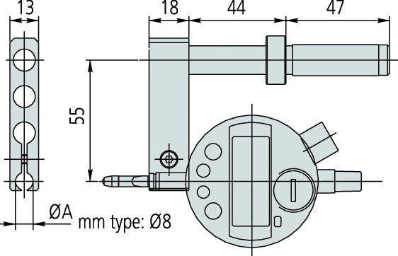 Indicator Holder LH-600 For 8mm Stem 12AAA792