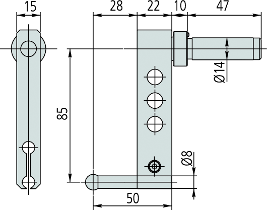 Probe Extension Holder, Height Gauge 85mm 12AAA793