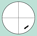 Reticle for MF Gen. B Broken Cross-hair (5 µm line width) 12AAG836