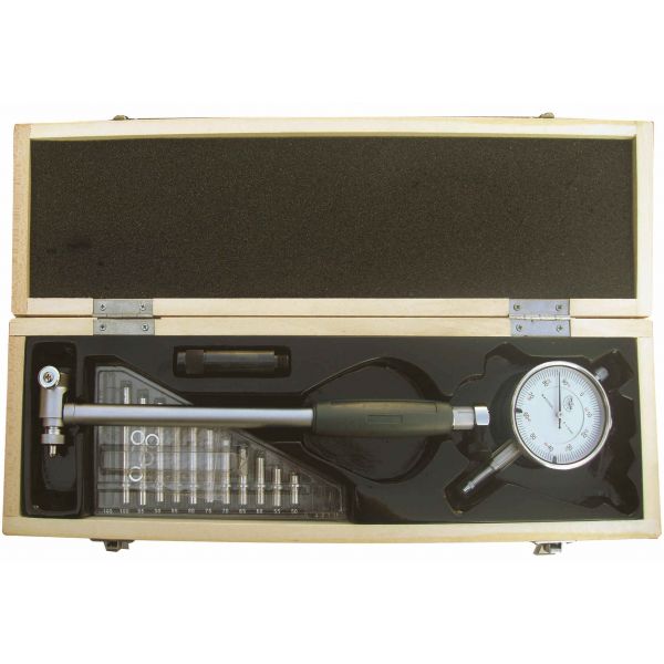 MHC Individual bore gauge 612-7935 Metric Bore Gauge models (0.01mm) Meas. Depth:400mm Range: 250-450mm in wooden case