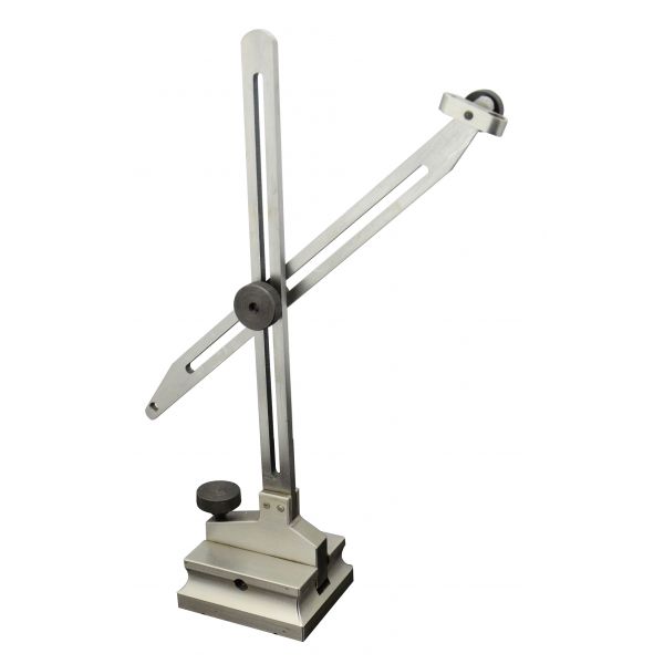 MHC 625-8620 Transfer Dial Gauge stands 12" Post, Indicator rod and clamp. steel base 3 x 3.54" with fine adjustment