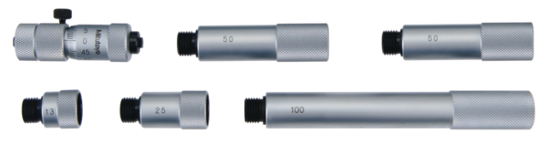 Tubular Inside Micrometer, Hardened Face 50-300mm 137-202