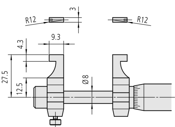 Caliper Jaw Inside Micrometer 175-200mm number 145-192