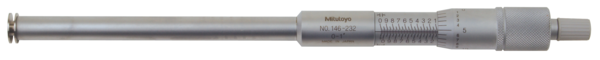 Groove Micrometer, Non-Rotating Spindle 3-4", 0.5" Flange 146-235
