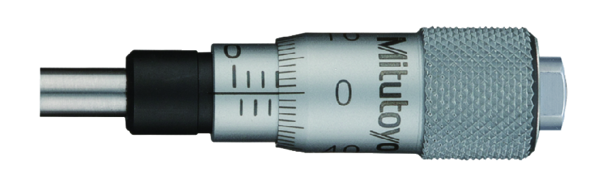 Micrometer Head, Ultra Small Type 0-6,5mm, 0,01mm, Flat 148-201-10