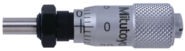 Micrometer Head, Ultra Small Type 0-0.25", 0.001", Flat, with Clamp Nut 148-204-10