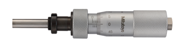 Micrometer Head, Medium-sized Type Standard Type, 0-25mm, 0,001mm, Flat, with Clamp Nut/Spindle Lock, w/o Ratched 150-212-10