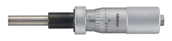 Micrometer Head, Medium-sized Type with D=8mm Spindle, 0-1", 0,0001", Flat, with Spindle Lock, w/o Ratched 151-243-10