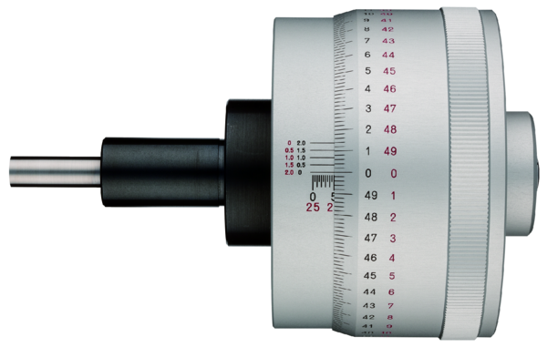 Micrometer Head Non-rotating Spindle 0-25mm, Thimble 85,5mm, 0,0005mm 153-301