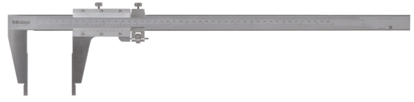 Vernier Caliper Nib Style Jaw 0-450mm/0-18", .02mm/0,001", Fine Adjust., Inch/Metric 160-119