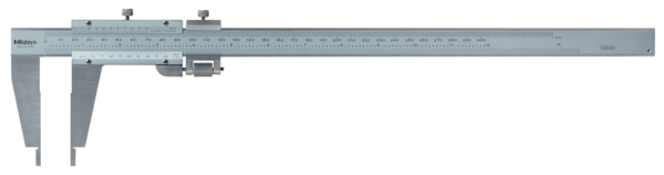 Vernier Caliper Nib Style Jaw 0-300mm/0-12", .02mm/0,001", Fine Adjust., Inch/Metric 160-125