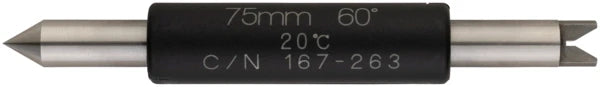 Setting Standard Screw Thread Micrometer 60°, Length: 75mm 167-263