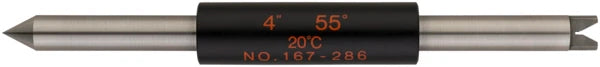 Setting Standard Screw Thread Micrometer 55°, Length: 4" 167-286