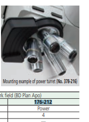 Turret for MF-U Motorized (BD), 4 Pos. 176-212E