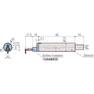 Mitutoyo SJ-411 Standard Detector 4mN 178-397-2