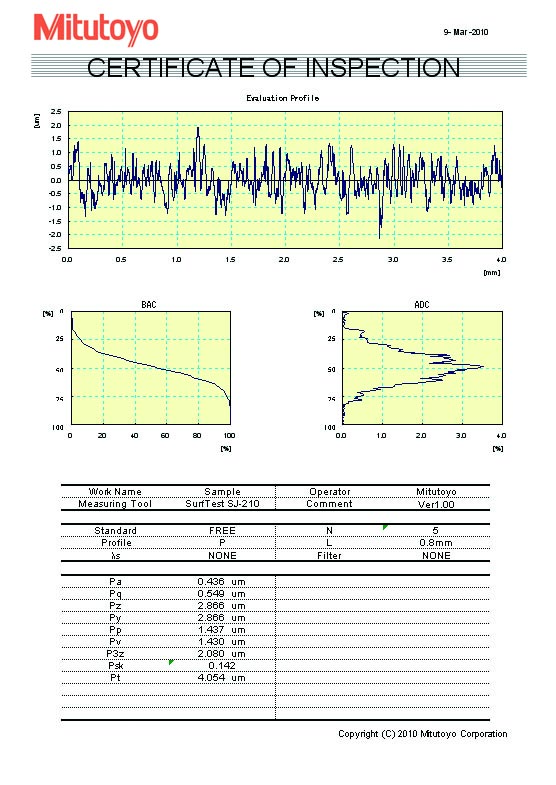 Surftest SJ-500 [inch/mm] R2µm; 0,75mN 178-533-11