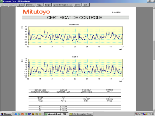 Surftest SJ-412 [mm] R2µm; 0.75mN; X=50mm 178-582-31D