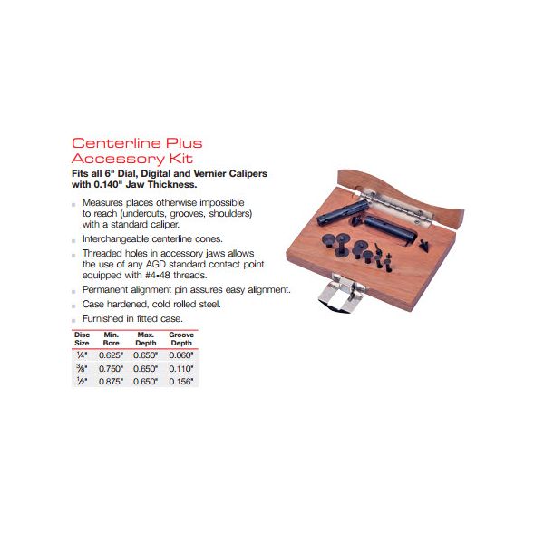 MHC 101-0110 Centreline accessory kit for Calipers