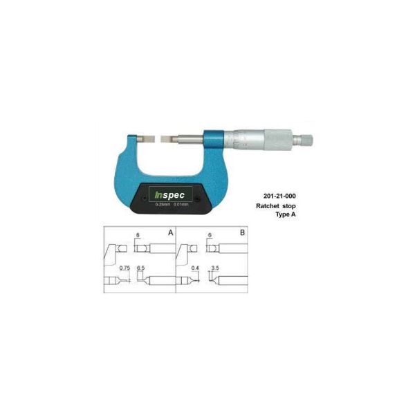 Inspec Blade Micrometer 0-1" Code 205-01-000 Mechanical Type B