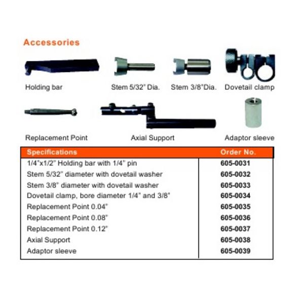 MHC 605-0032 Stem 5/32" diameter with dovetail washer