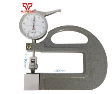 Inspec MTGW Dial Thickness Gauges Range : 0-10mm Graduation : .01mm Accuracy : +/-.01mm Throat depth : 4"/100mm Roller Anvils