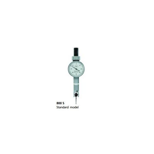 Mahr Test Indicators 4305100 Graduation: 0.01mm Model: 800S Range: 0.8mm Dial Face 27.5mm