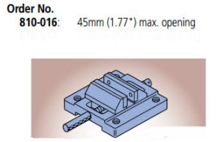 Standard vise 51,0 mm opening Vickers hardness testing machines 810-016